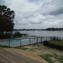 2-Rail-Black-Aluminum-Fencing