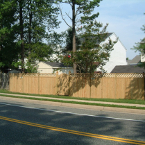 Vertical Board with Lattice